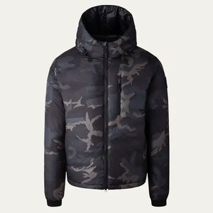 Men’s Canada Goose Lodge Camo Puffer Hooded Jacket